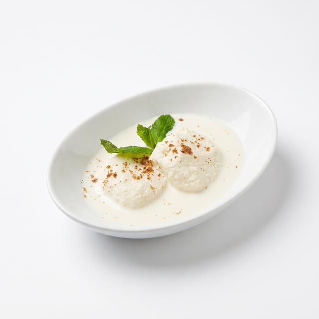 Rasmalai – Traditional Indian Milk Dessert.