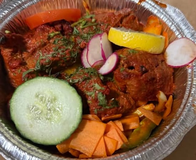 Lamb Tikka Wrap.